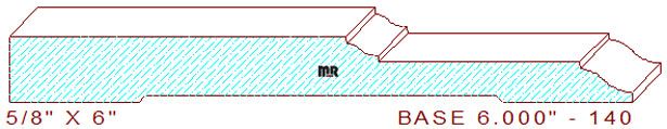 Baseboard 6" - 140 Baseboard 6" - 140