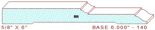 Baseboard 6" - 140