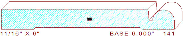 Baseboard 6" - 141 Baseboard 6" - 141