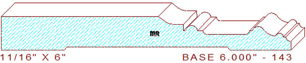 Baseboard 6" - 143