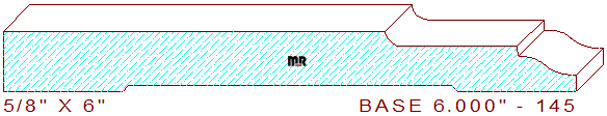 Baseboard 6" - 145 Baseboard 6" - 145