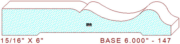 Baseboard 6" - 147 Baseboard 6" - 147