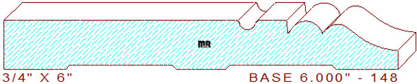 Baseboard 6" - 148 Baseboard 6" - 148