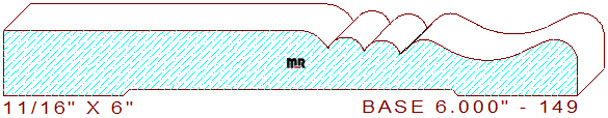 Baseboard 6" - 149