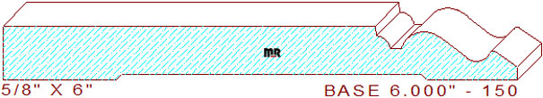 Baseboard 6" - 150 Baseboard 6" - 150