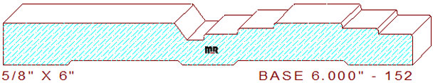 Baseboard 6" - 152 Baseboard 6" - 152
