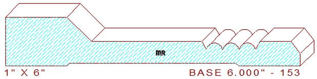 Baseboard 6" - 153 Baseboard 6" - 153
