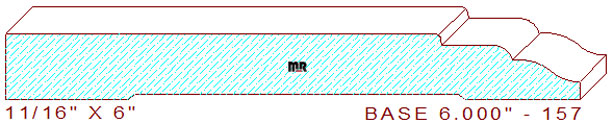 Baseboard 6" - 157 Baseboard 6" - 157