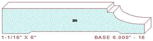 Baseboard 6" - 16