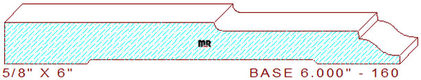 Baseboard 6" - 160 Baseboard 6" - 160