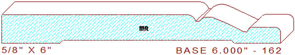 Baseboard 6" - 162 Baseboard 6" - 162