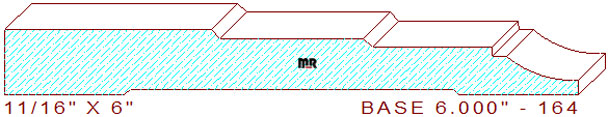 Baseboard 6" - 164 Baseboard 6" - 164
