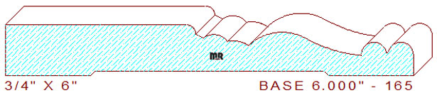 Baseboard 6" - 165 Baseboard 6" - 165