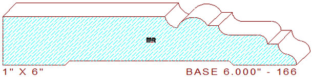 Baseboard 6" - 166