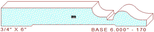 Baseboard 6" - 170 Baseboard 6" - 170