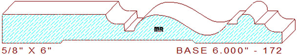 Baseboard 6" - 172 Baseboard 6" - 172