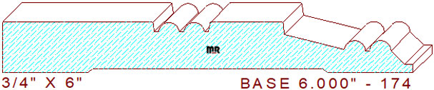 Baseboard 6" - 174 Baseboard 6" - 174