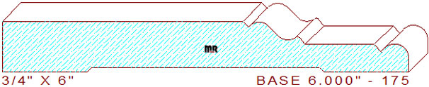 Baseboard 6" - 175 Baseboard 6" - 175