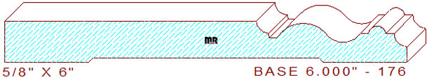 Baseboard 6" - 176 Baseboard 6" - 176