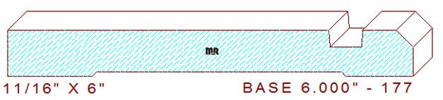 Baseboard 6" - 177 Baseboard 6" - 177