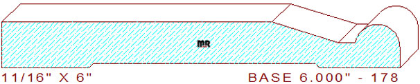 Baseboard 6" - 178