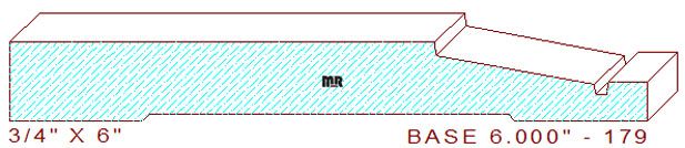 Baseboard 6" - 179 