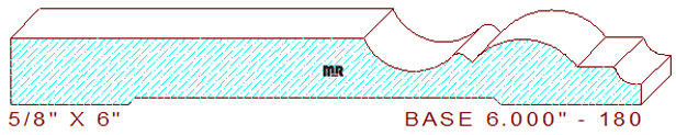Baseboard 6" - 180 Baseboard 6" - 180