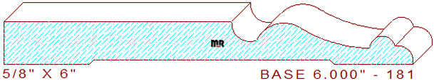 Baseboard 6" - 181 Baseboard 6" - 181