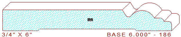 Baseboard 6" - 186