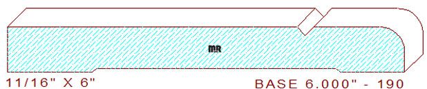 Baseboard 6" - 190 Baseboard 6" - 190