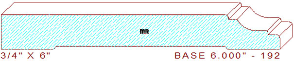 Baseboard 6" - 192 Baseboard 6" - 192