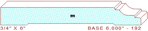 Baseboard 6" - 192