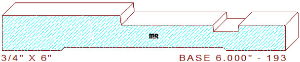 Baseboard 6" - 193 Baseboard 6" - 193