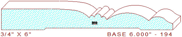 Baseboard 6" - 194