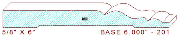 Baseboard 6" - 201