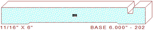 Baseboard 6" - 202