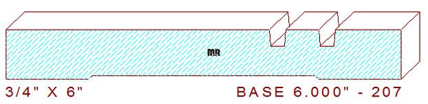 Baseboard 6" - 207 Baseboard 6" - 207