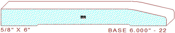 Baseboard 6" - 22 Baseboard 6" - 22
