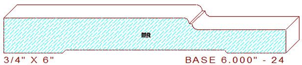 Baseboard 6" - 24