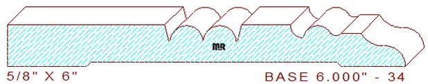 Baseboard 6" - 34