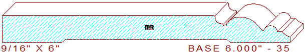 Baseboard 6" - 35 Baseboard 6" - 35