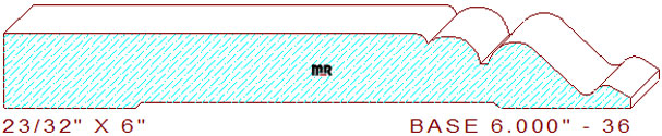 Baseboard 6" - 36 Baseboard 6" - 36