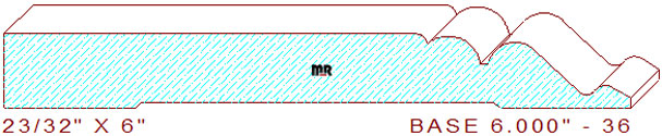 Baseboard 6" - 36