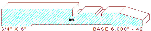 Baseboard 6" - 42 Baseboard 6" - 42