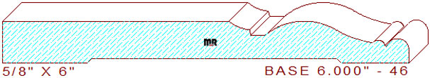 Baseboard 6" - 46 Baseboard 6" - 46