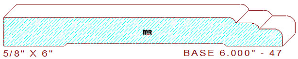 Baseboard 6" - 47 Baseboard 6" - 47