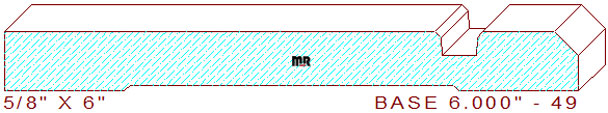 Baseboard 6" - 49 Baseboard 6" - 49