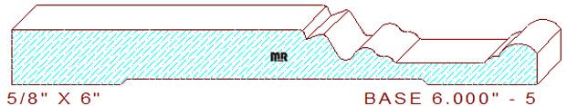 Baseboard 6" - 5 Baseboard 6" - 5