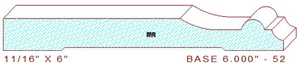 Baseboard 6" - 52 Baseboard 6" - 52