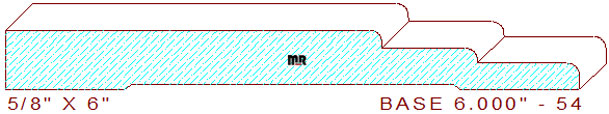 Baseboard 6" - 54